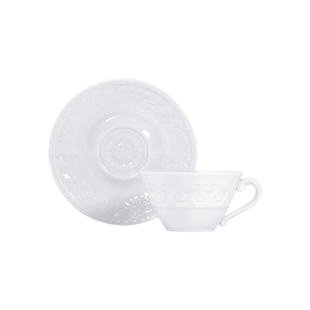 Bernardaud Louvre Tea Cup and Saucer