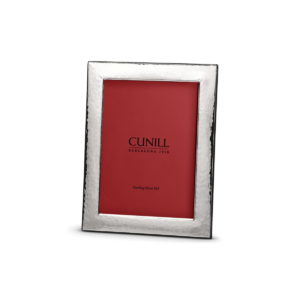 Cunill Hammered 4x6 Non-Tarnish Sterling Silver Picture Frame