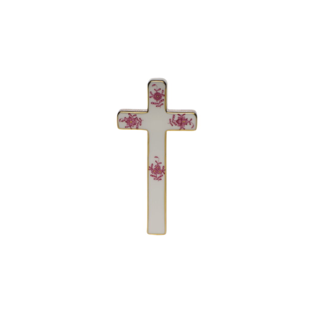 Herend Chinese Bouquet Raspberry Cross