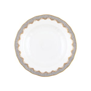 Herend Fish Scale Gray Dessert Plate