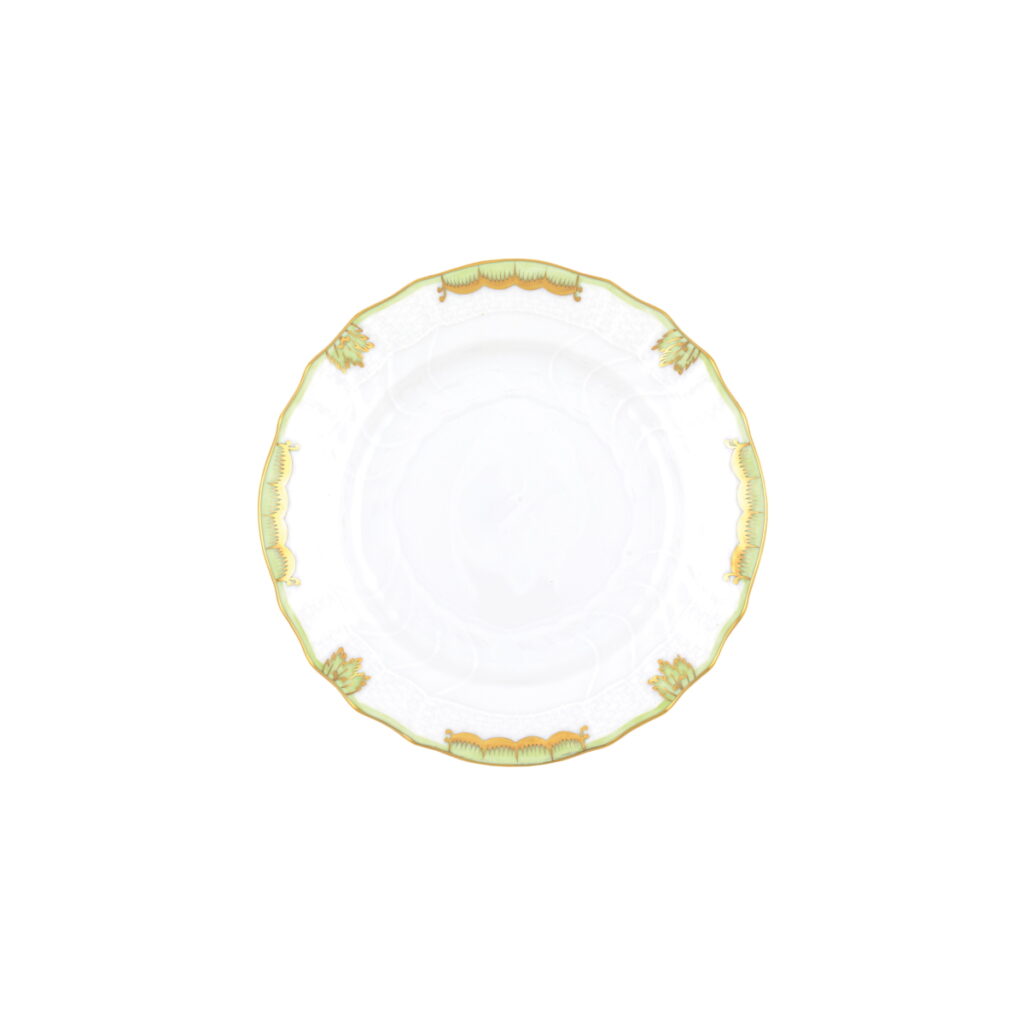Herend Princess Victoria Green Bread & Butter Plate