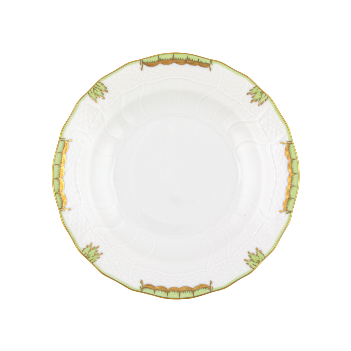 Herend Princess Victoria Green Dessert Plate2