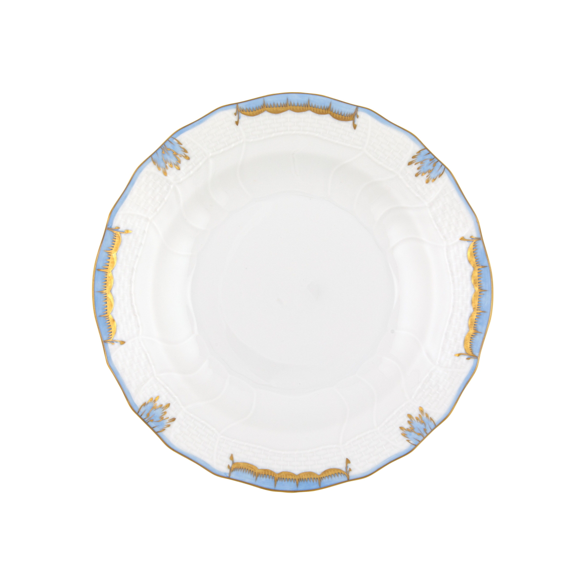 Herend Princess Victoria Light Blue Dessert Plate Berings