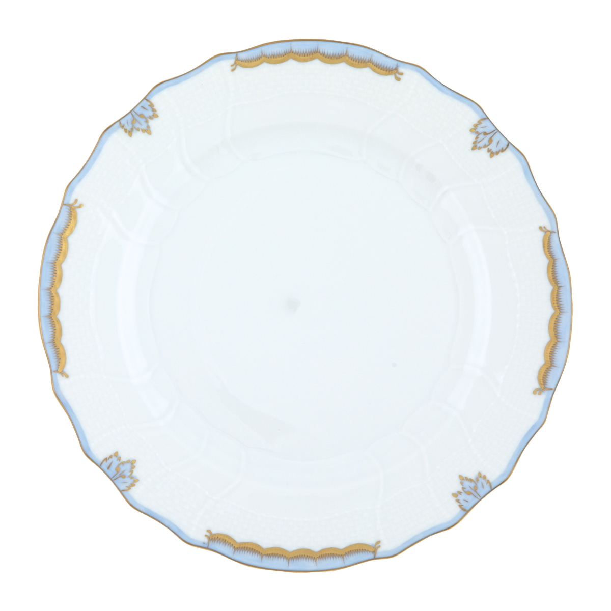 Herend Princess Victoria Light Blue Dinner Plate
