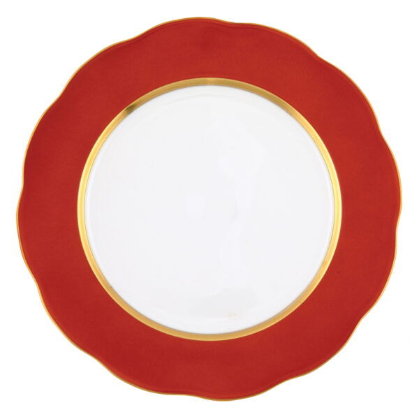 Herend Silk Ribbon Pumpkin Service Plate