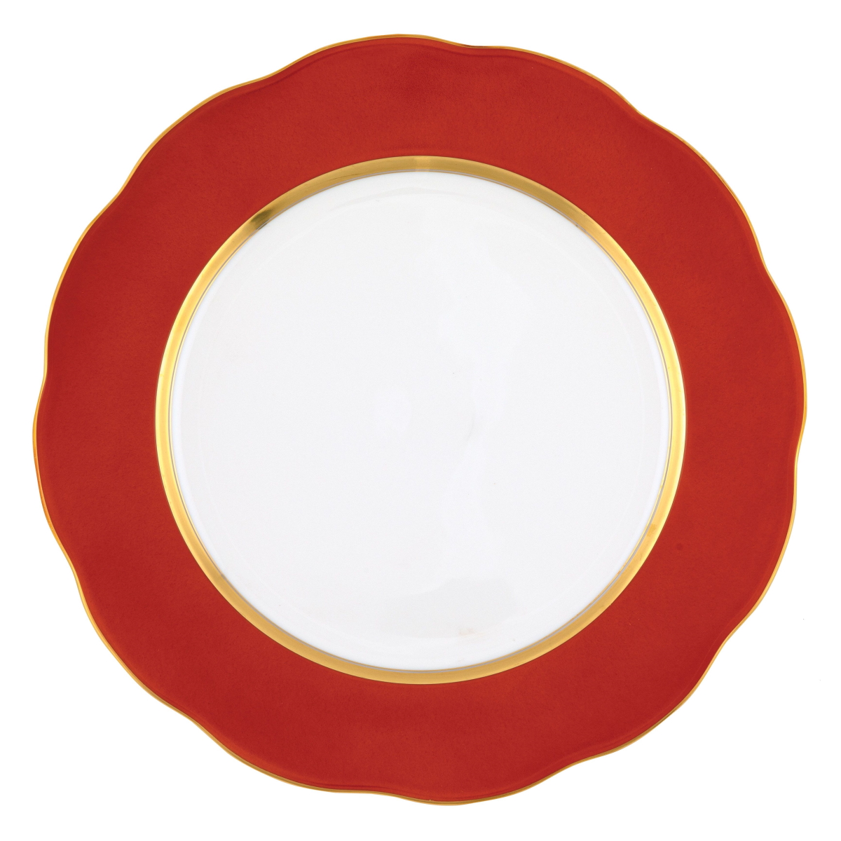 Herend Silk Ribbon Pumpkin Service Plate