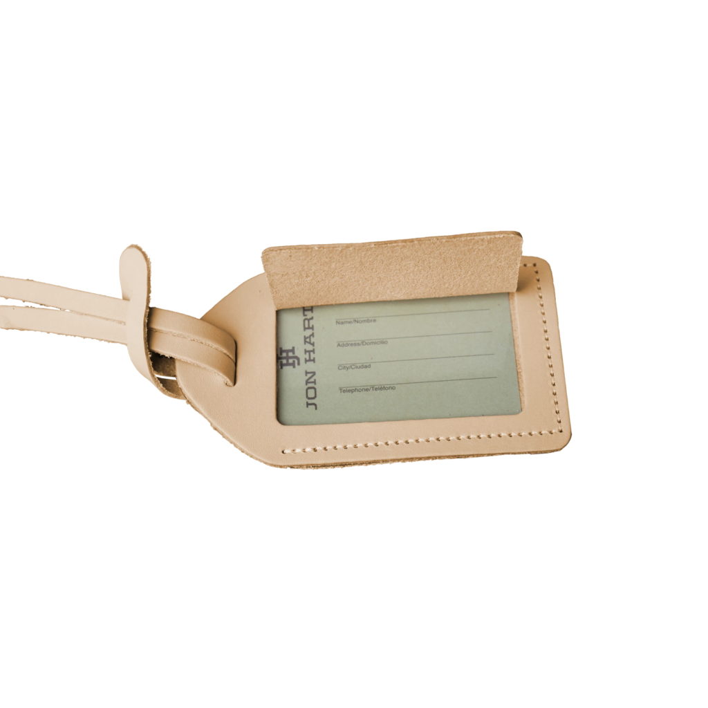 Jon Hart Luggage Tag - Natural