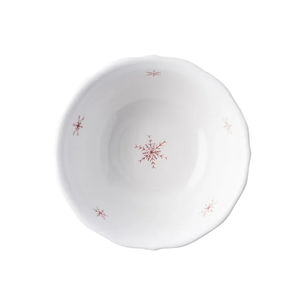 Juliska Country Estate Winter Frolic Cereal/Ice Cream Bowl - Ruby