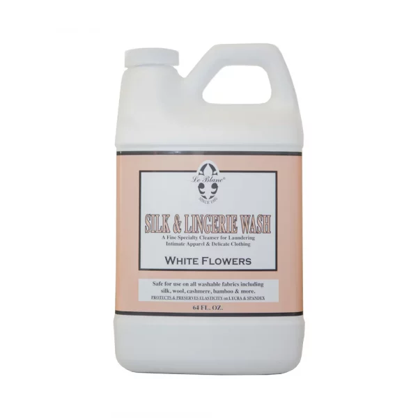 Le Blanc White Flowers Silk & Lingerie Wash