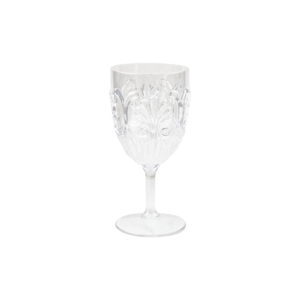Le Cadeaux Fleur Wine Glass - Clear