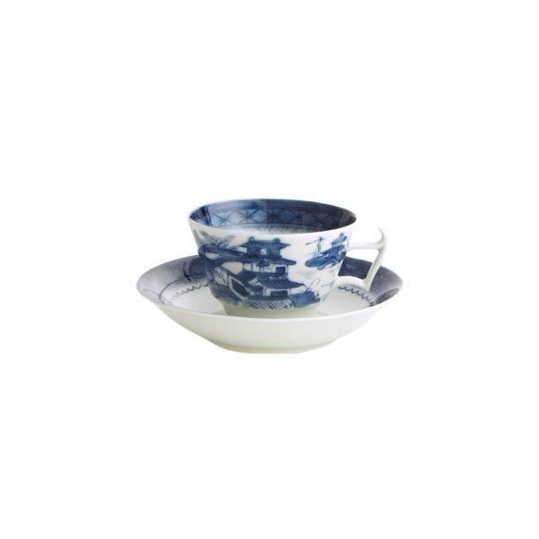 Mottahedeh Blue Canton Tea Cup & Saucer