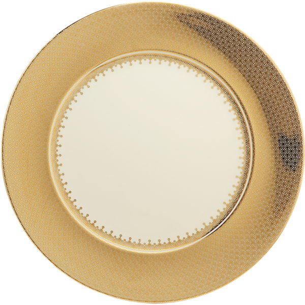 Mottahedeh Gold Lace Service Plate