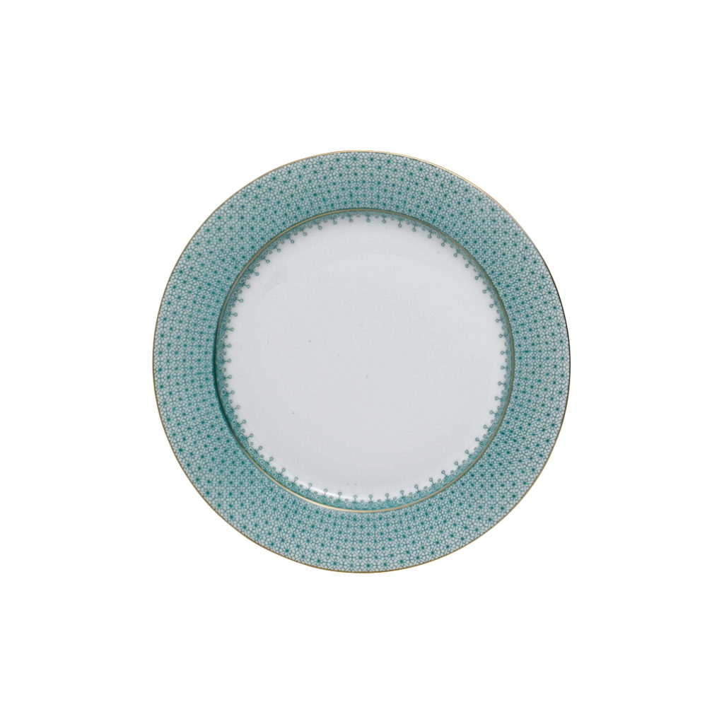 Mottahedeh Green Lace Bread & Butter Plate
