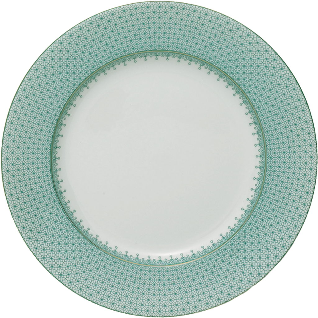 Mottahedeh Green Lace Service Plate