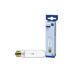Philips 25W Clear Tubular T10 Incandescent Display Light Bulb  