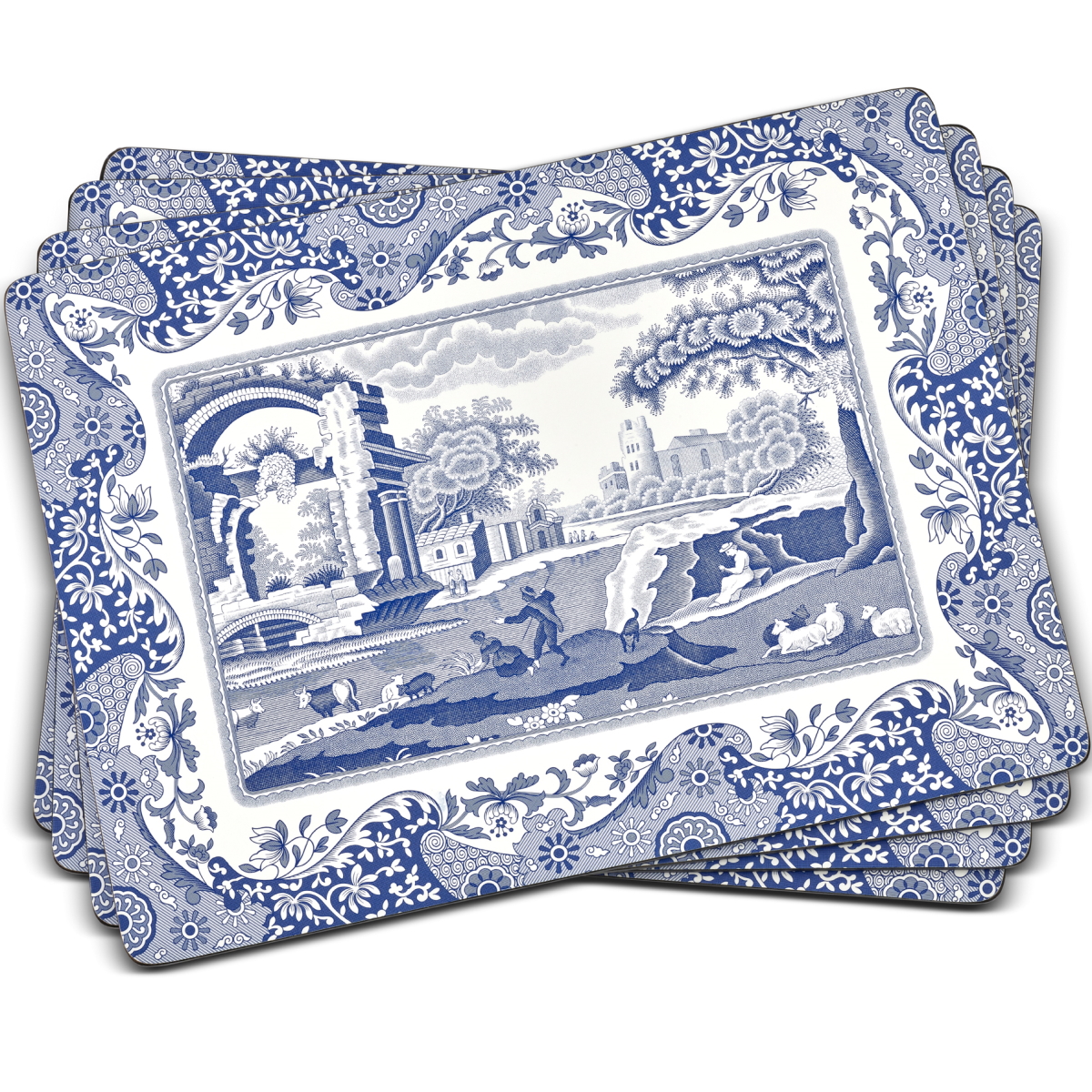 Pimpernel Blue Italian Placemats Set