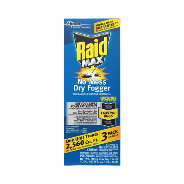 Raid Max No Mess Dry Fogger (3 Pack)