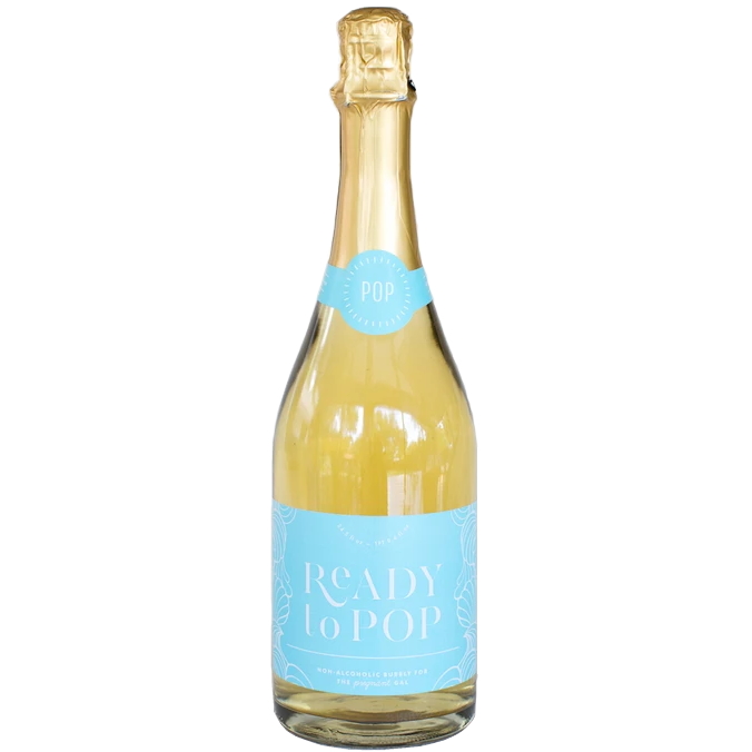 Ready to Pop Non-Alcoholic Champagne - Blue