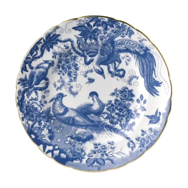 Royal Crown Derby Aves Blue Dinner Plate