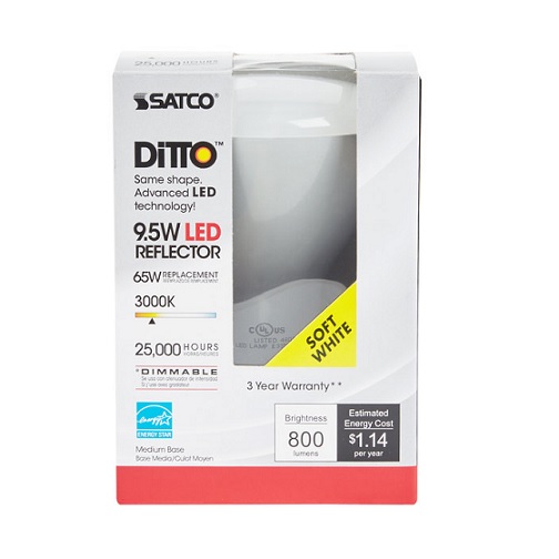 Satco LED 9.5 Watt Floodlight 1-pack
