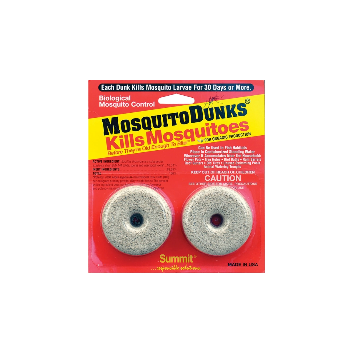 Summit Mosquito Dunks 2 Pack