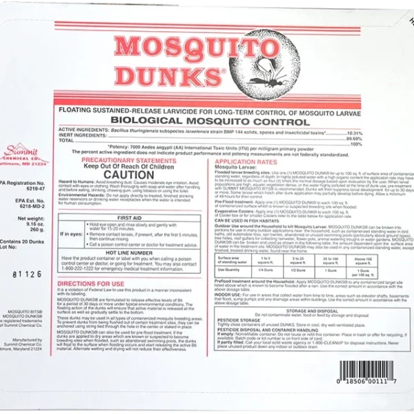 Summit Mosquito Dunks