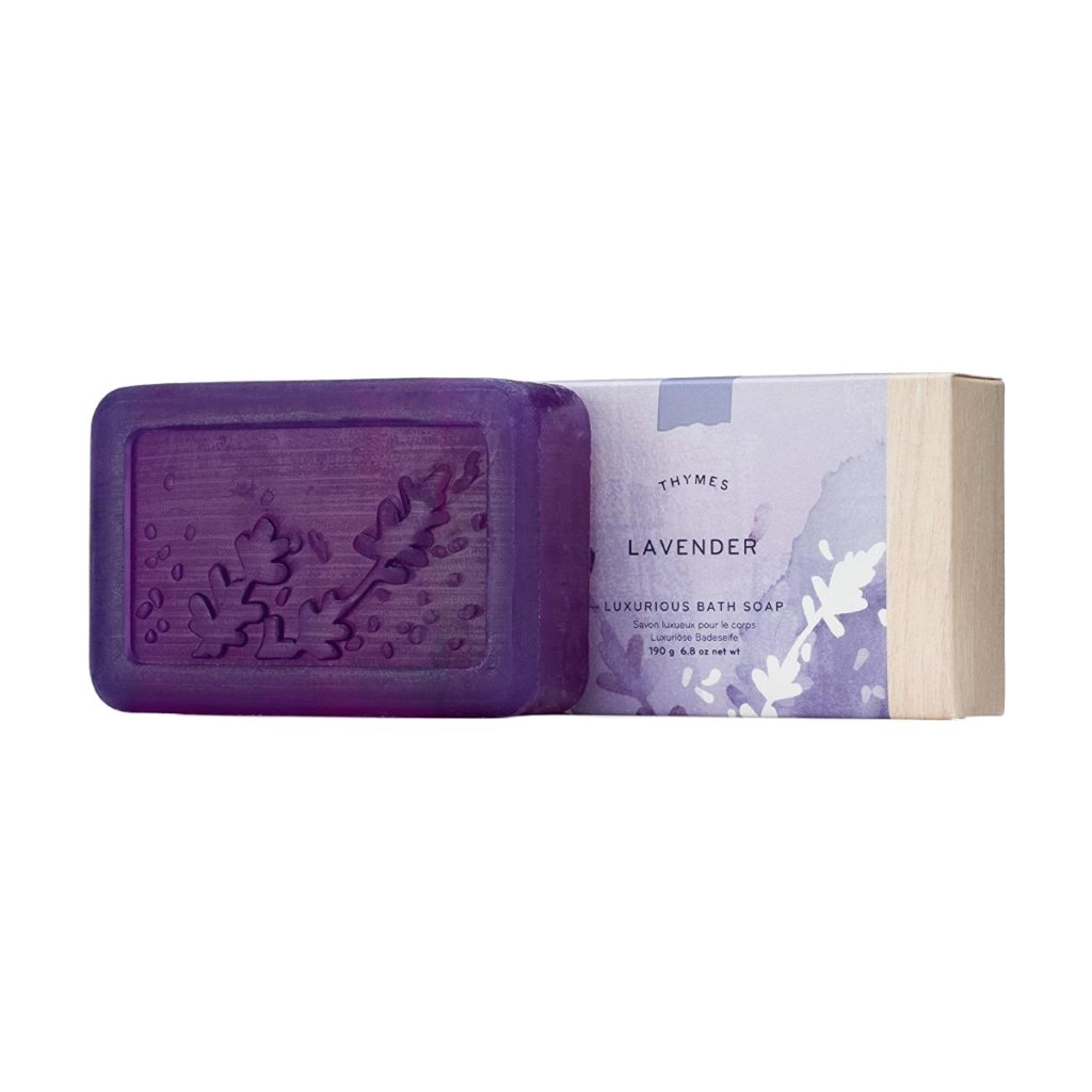 Thymes Lavender Glycerine Large Single Bar Soap