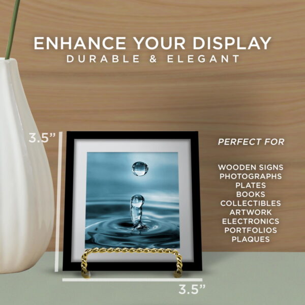 Tripar 3in Plate Stand - Brass2