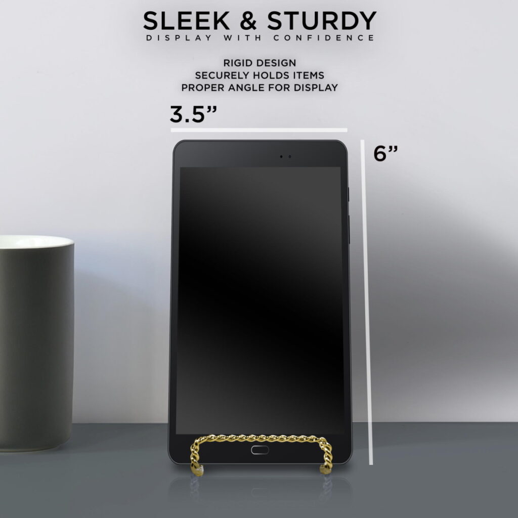 Tripar 3in Plate Stand - Brass3