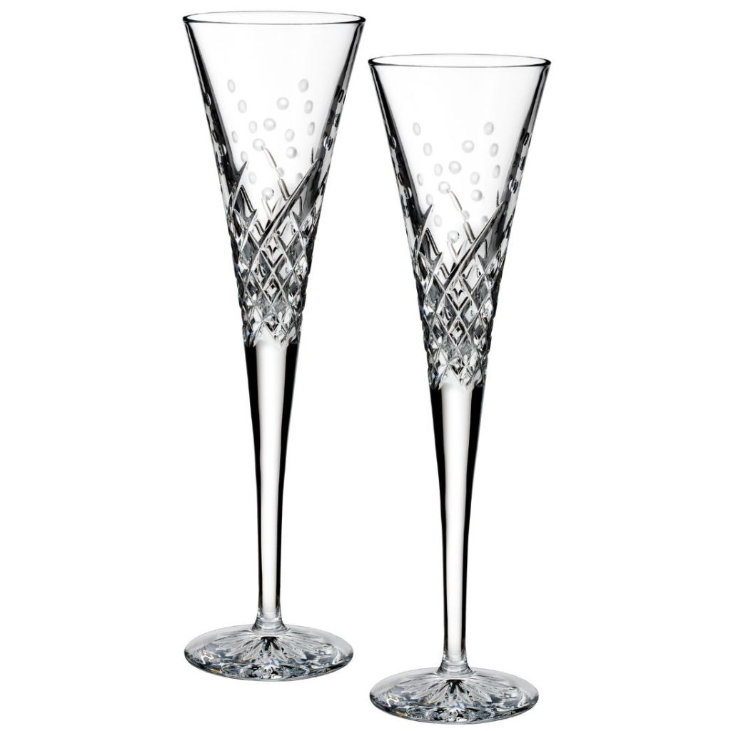 Waterford Happy Celebrations Toasting Flutes Pair