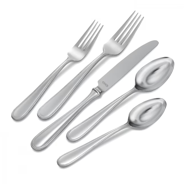 Wedgwood Vera Infinity Stainless Steel 5-Piece Place Setting