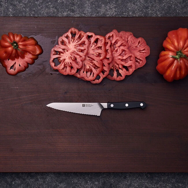 Zwilling Pro 5.5" Inverted Serrated Edge Prep Knife