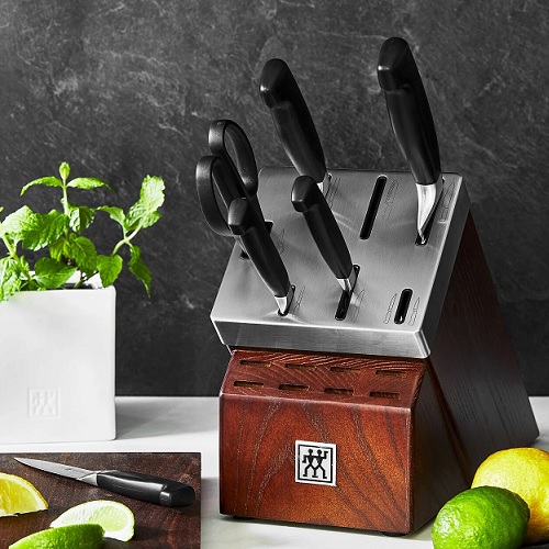 Zwilling Four Star 7-pc Self-Sharpening Block Set