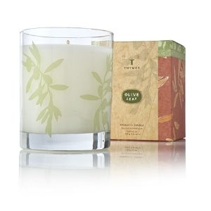 Thymes Olive Leaf Aromatic Candle