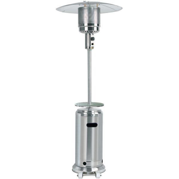 Hiland Tall Stainless Steel Patio Heater with Table