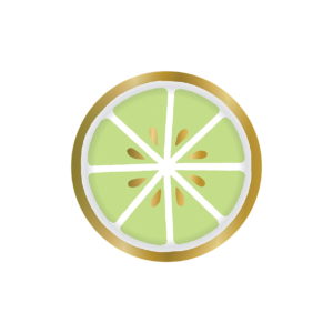 Slant Collections Luscious Lime Paper Canape Plates