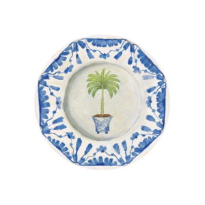 Caspari Potted Palms Paper Salad & Dessert Plates