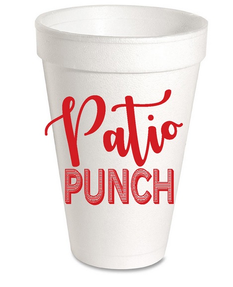 Patio Punch Styrofoam Cups