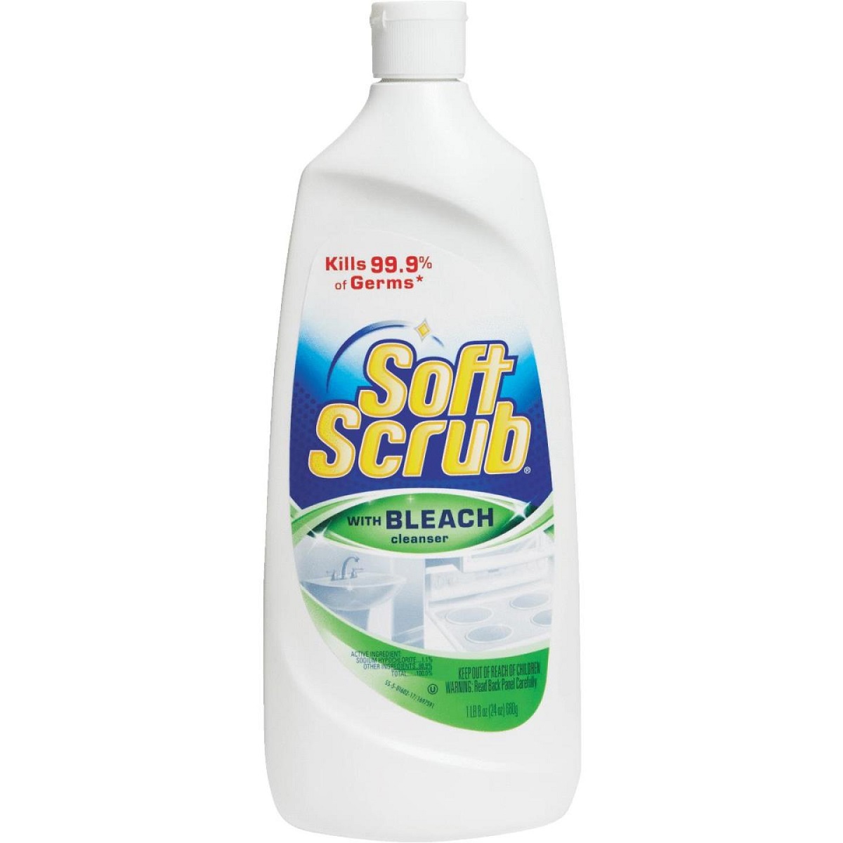 Soft Scrub 24 Oz. Cleanser With Bleach Berings