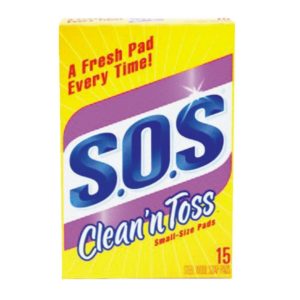 S.O.S Clean 'n Toss Scouring Pad (15 Count)