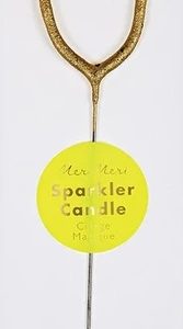 #0 Birthday Sparkler Candle