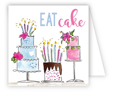 Eat Cake Enclosure Card