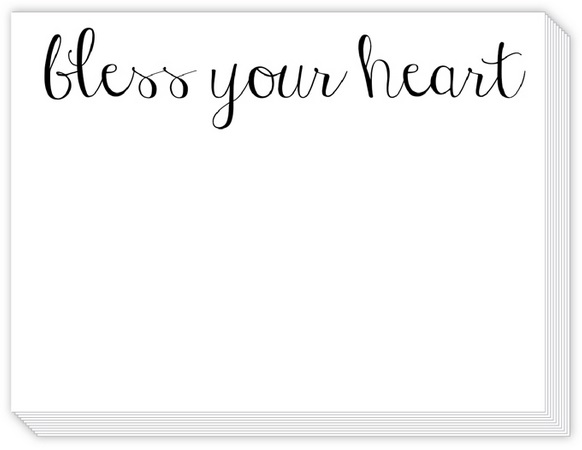 Bless Your Heart Slab Notepad