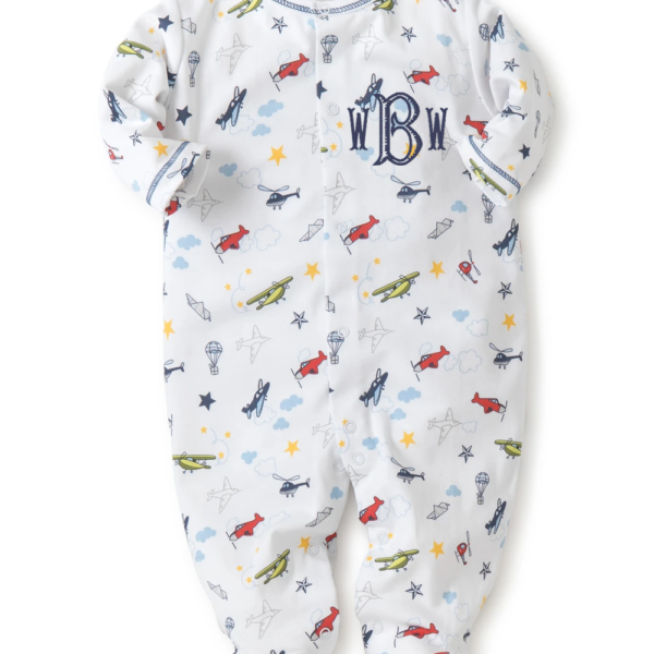 Kissy Kissy Aviators Print Footie