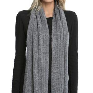 the COZYCHIC LITE® RIBBED SCARF, Pewter