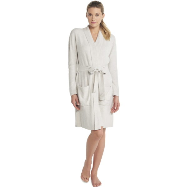 the COZYCHIC LITE® RIBBED ROBE, Silver/Pearl, Size L/XL