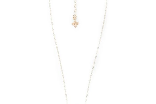 Augusta White Pearl Necklace - Gold