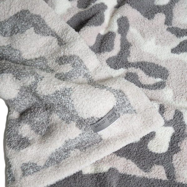 Barefoot Dreams CozyChic Throw Camo/Stone Berings