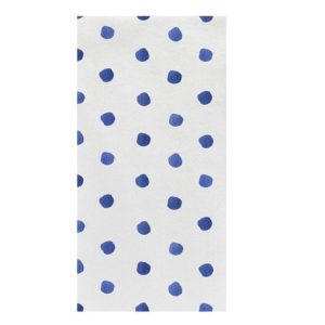 Blue Dots Paper Guest Towels
