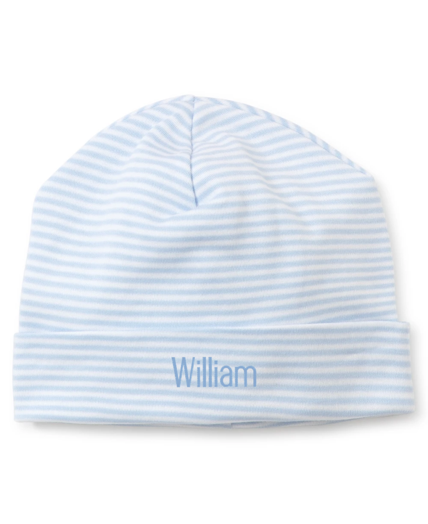 Kissy Kissy Stripes Hat - Light Blue